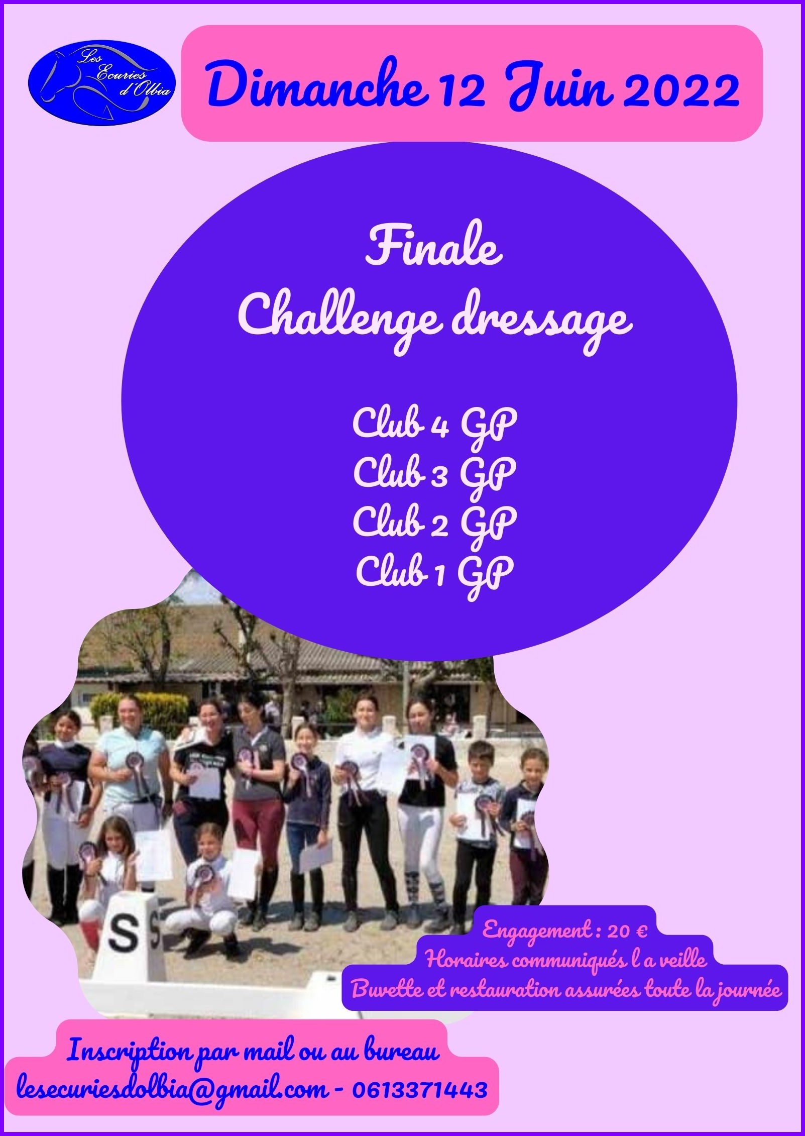 Finale challenge dressage